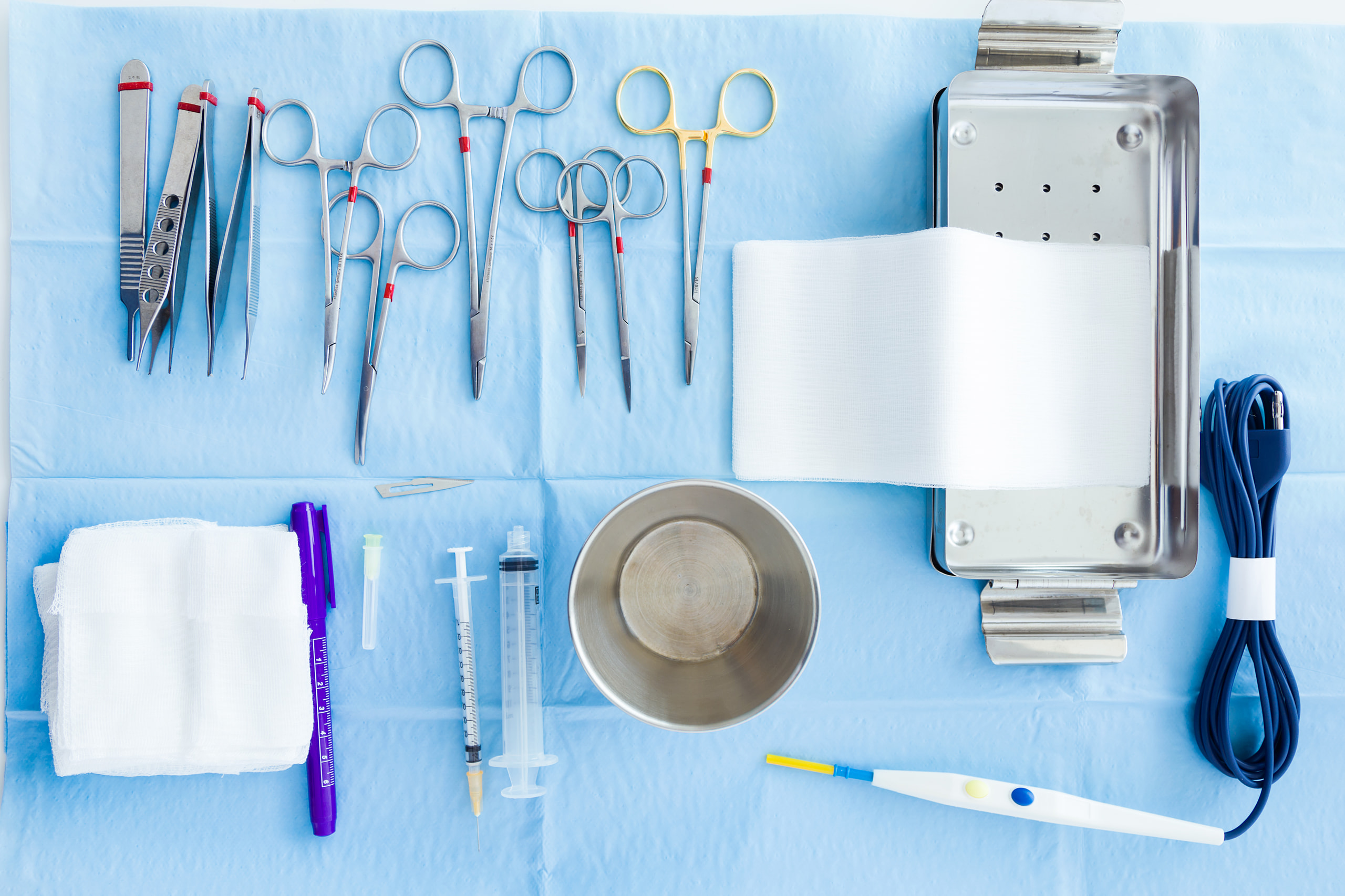 Real medical equipment and supplies photo